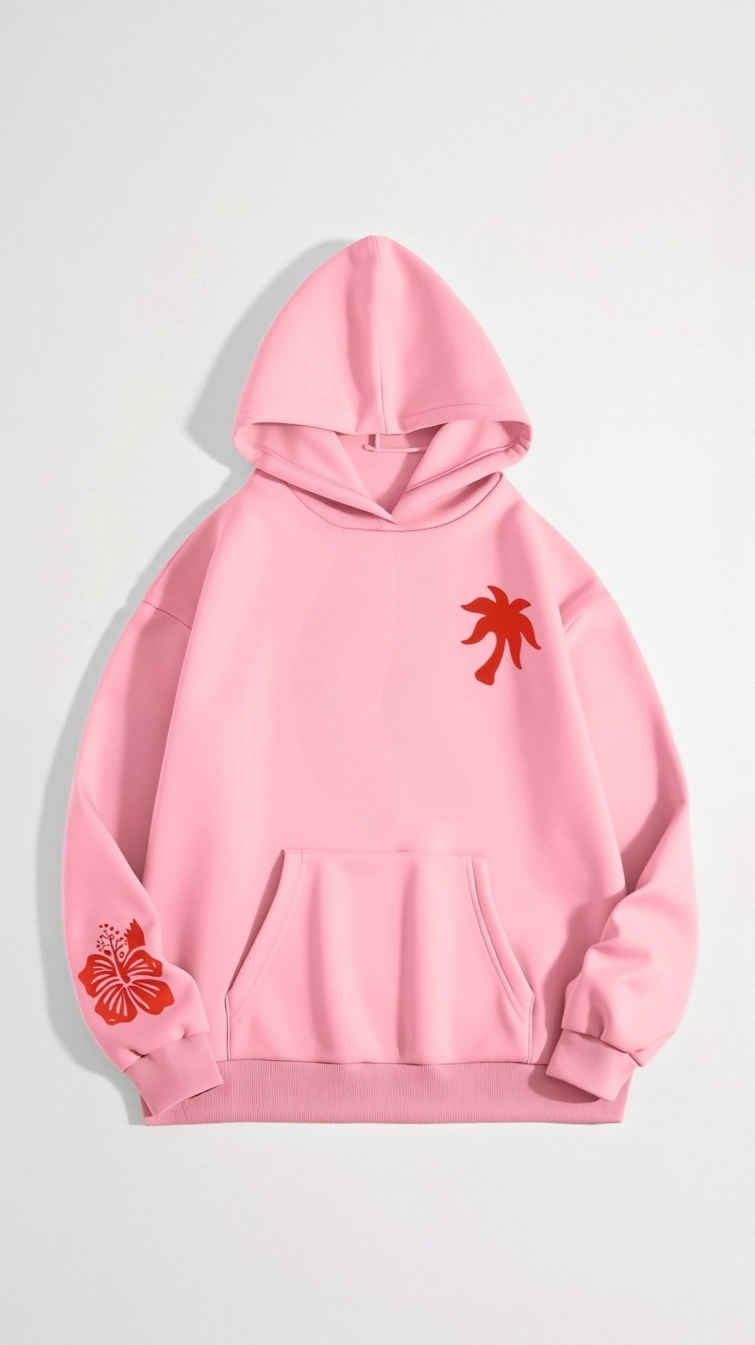 Sweat à capuche femme brodé à coupe décontractée 15