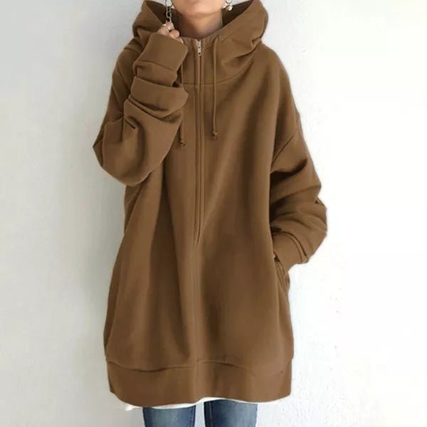 Sweat à capuche femme coupe ample 3