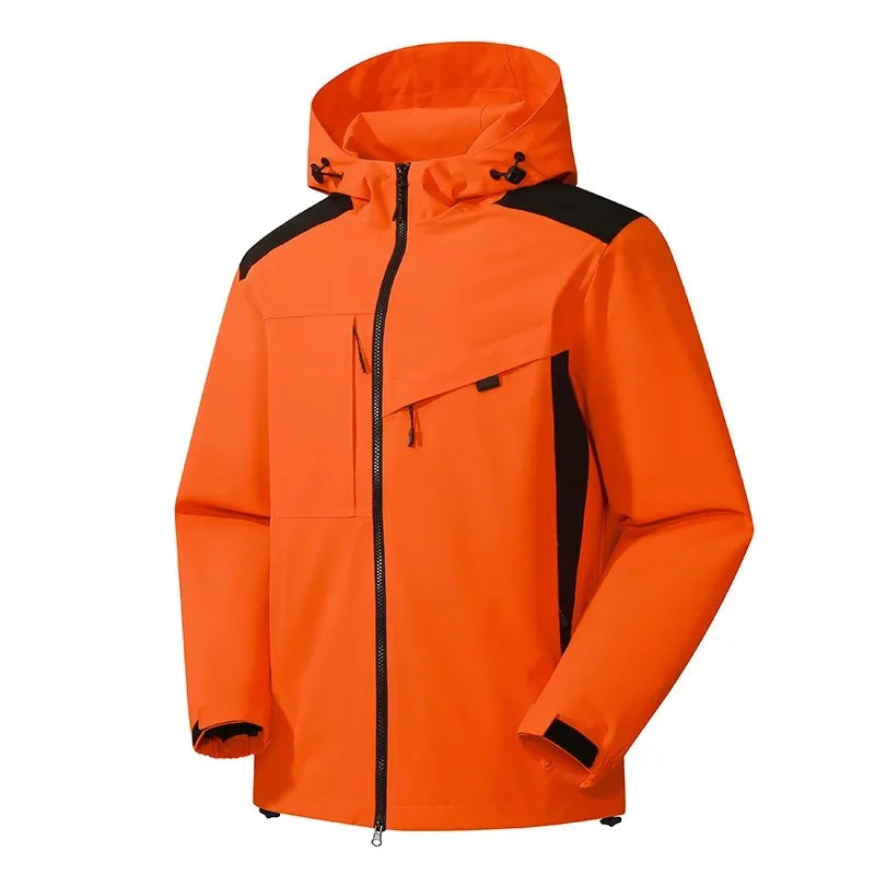 Veste de pluie femme imperméable à capuche avec coutures étanchées et poches zippées 6