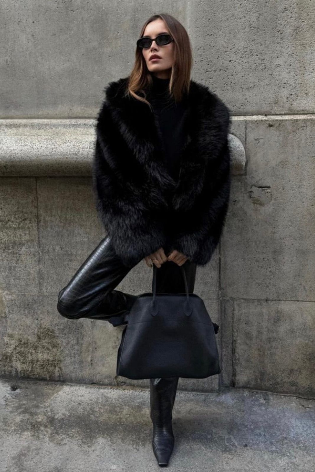 Veste en fausse fourrure femme courte et légère à doublure douce 9