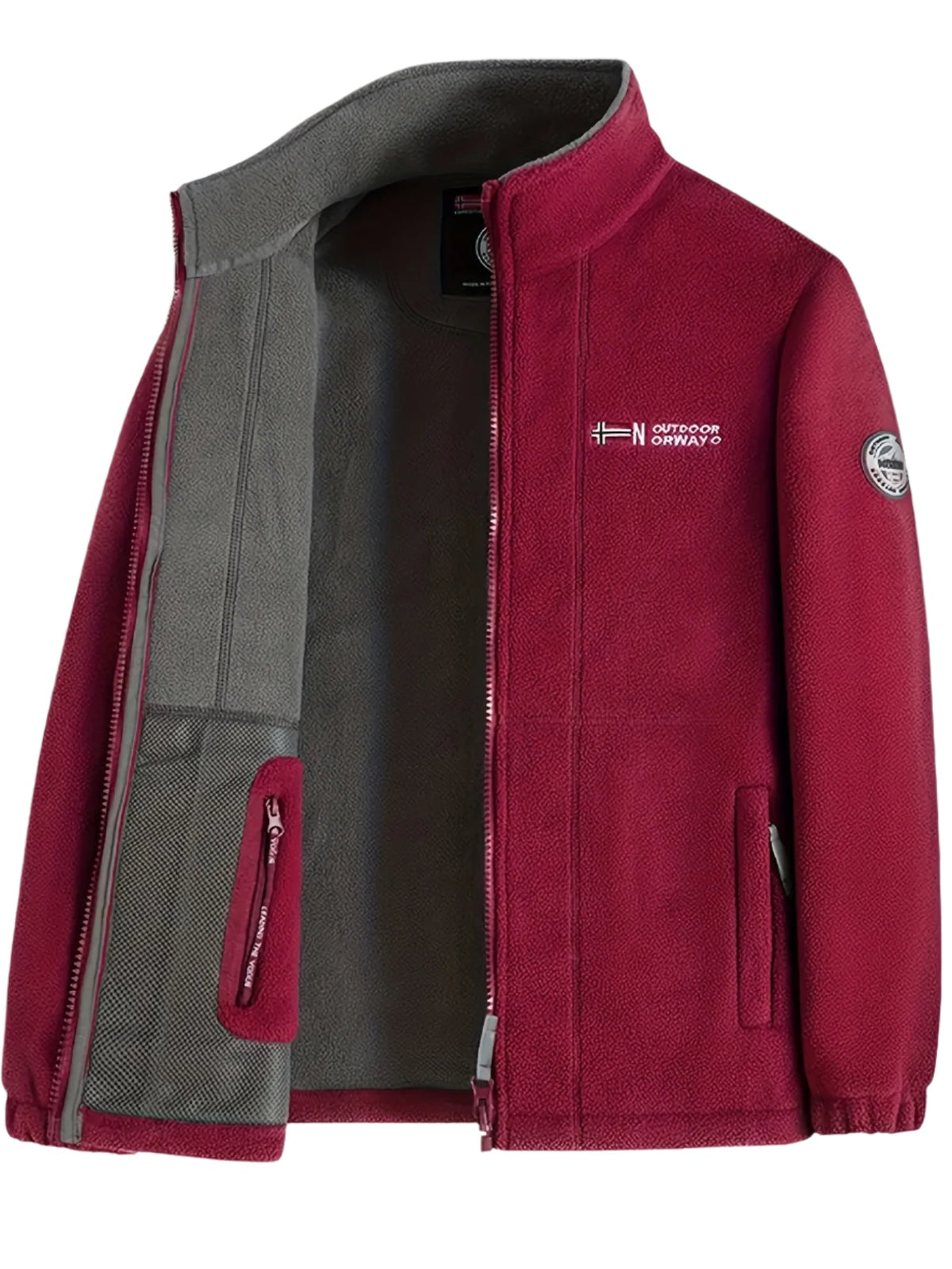 Veste polaire homme légère et chaude à col montant 11