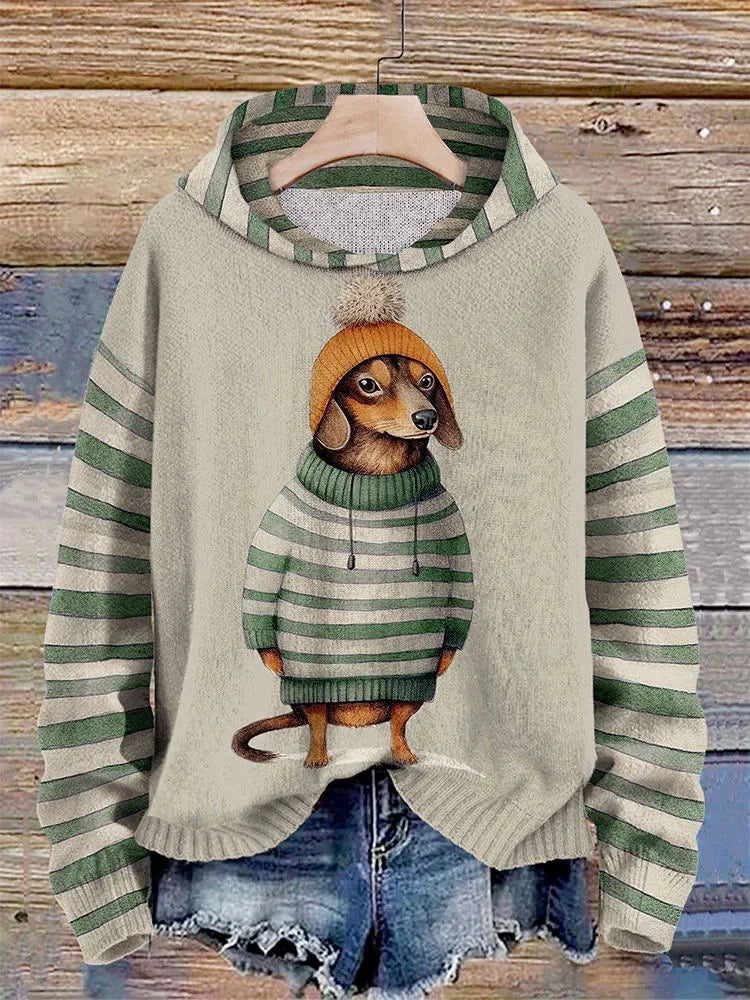 Camille – Sweat à capuche femme imprimé