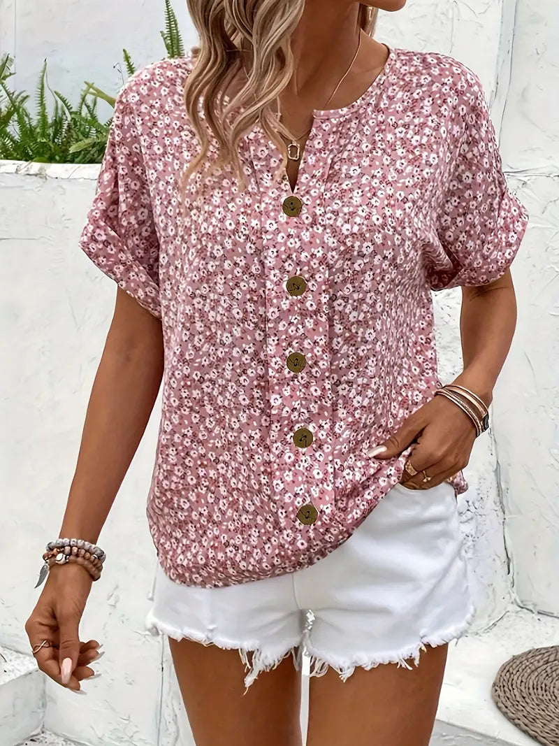 Célestine – Blouse à imprimé floral femme