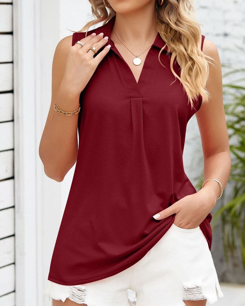 Claire – Blouse sans manches femme