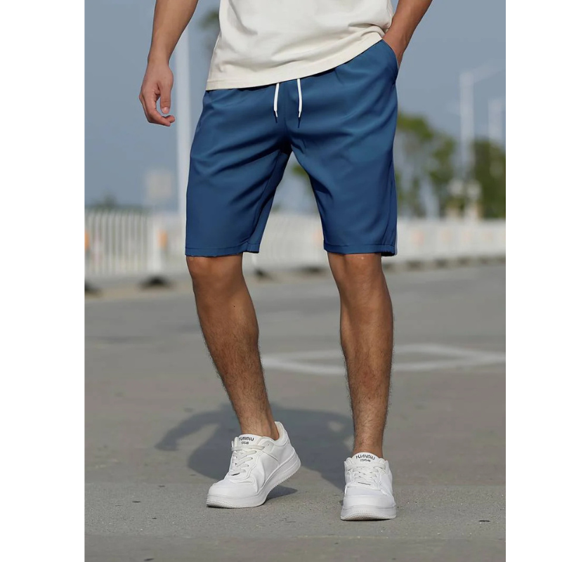 Axel – Short casual avec cordon de serrage à la taille et taille basse homme