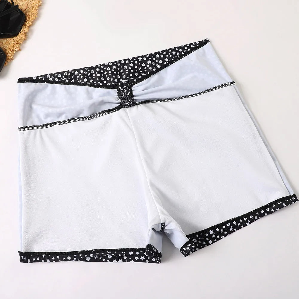 Bikini taille haute à imprimé fleuri – fraîcheur estivale et confort assuré
