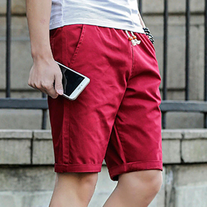 Axel – Short casual avec cordon de serrage à la taille et taille basse homme