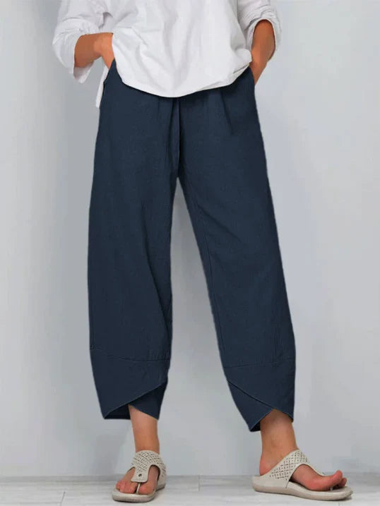 Nathalie – Pantalon légèrement raccourci femme