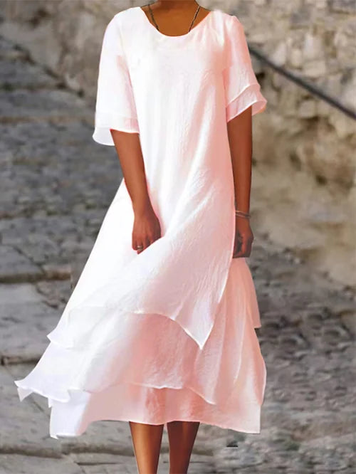 Robe d’été pour femme en coton doux