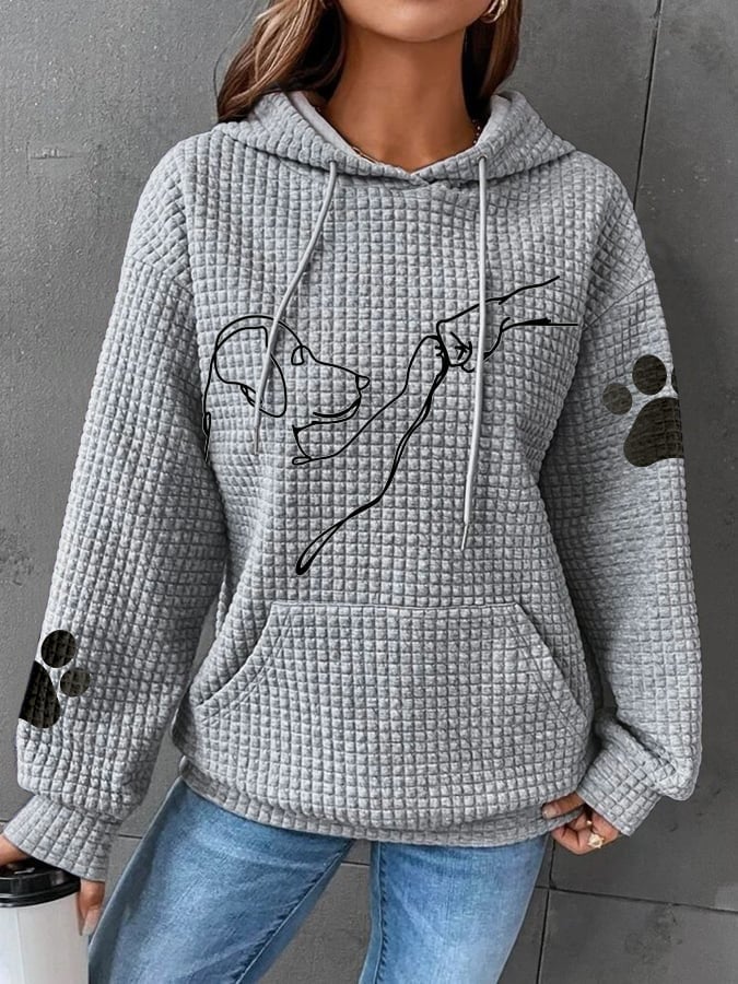 Camille – Sweat à capuche femme imprimé