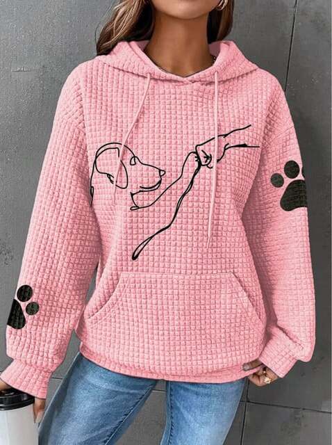 Camille – Sweat à capuche femme imprimé