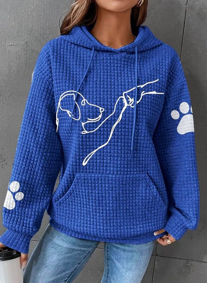 Camille – Sweat à capuche femme imprimé