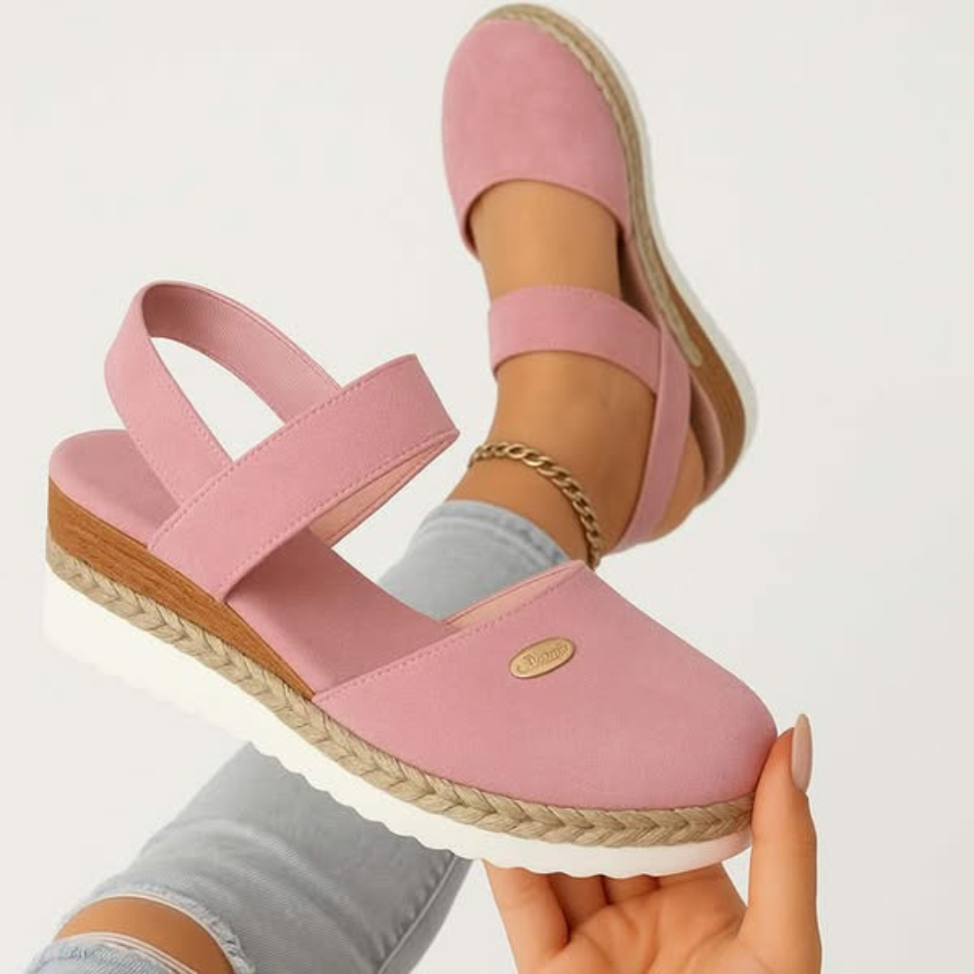 Apolline – Sandales à talon compensé femme