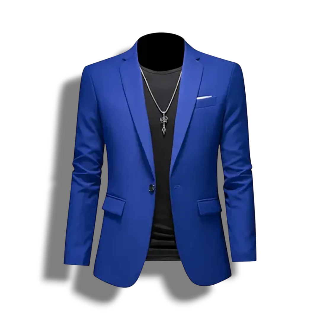Julien – Blazer classique slim fit à la coupe moderne et ajustée homme