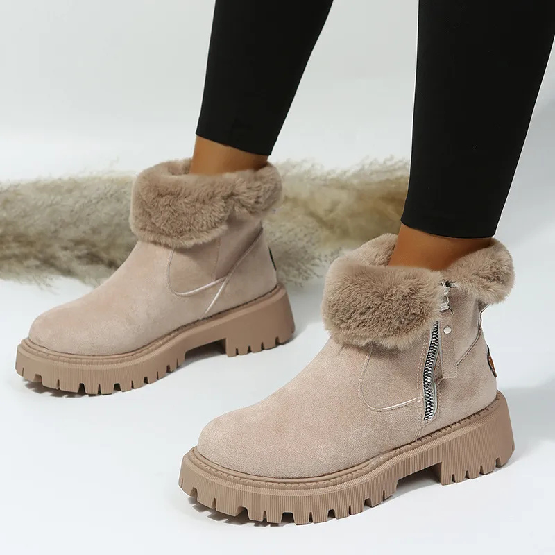 Manon – Bottes d’hiver zippées femme
