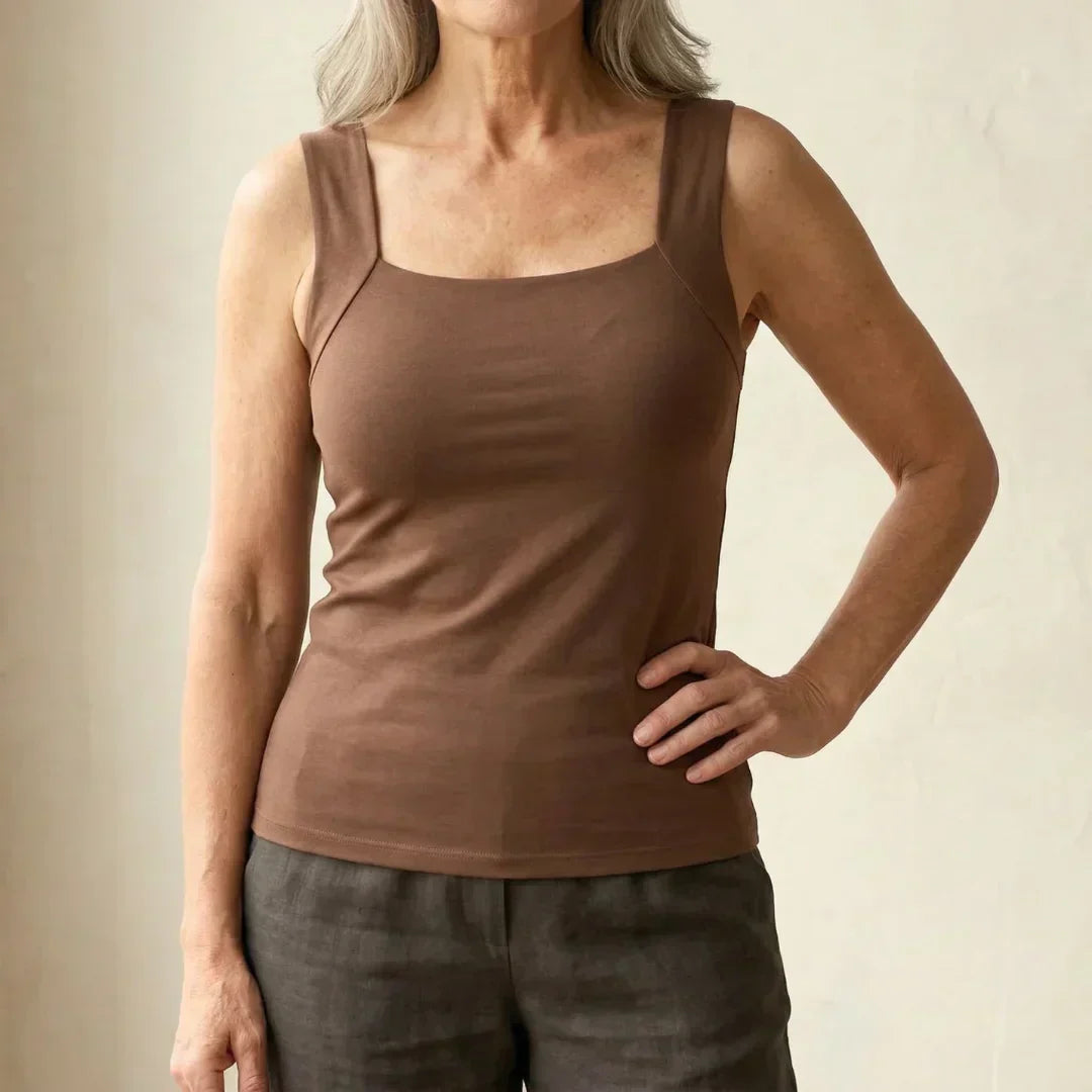Fabienne – Débardeur à soutien-gorge intégré femme