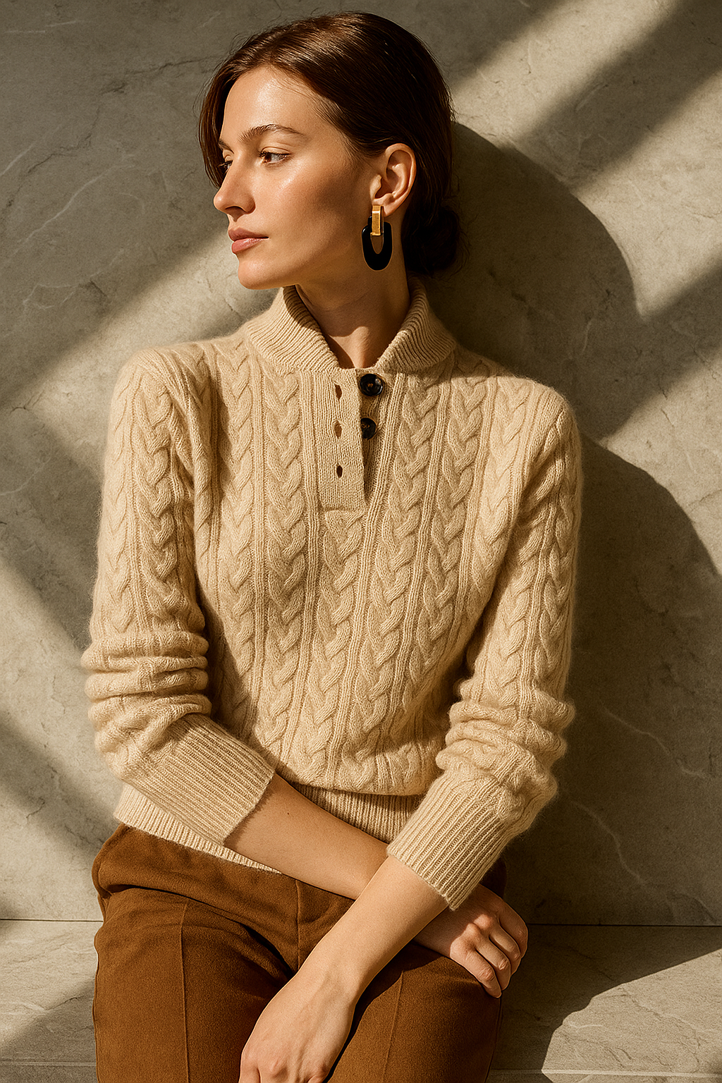 Margaux – Pull oversize en maille femme