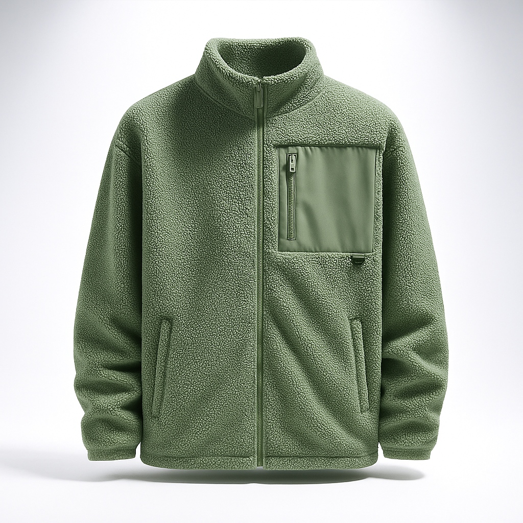 Clément – Veste polaire zippée d’hiver homme