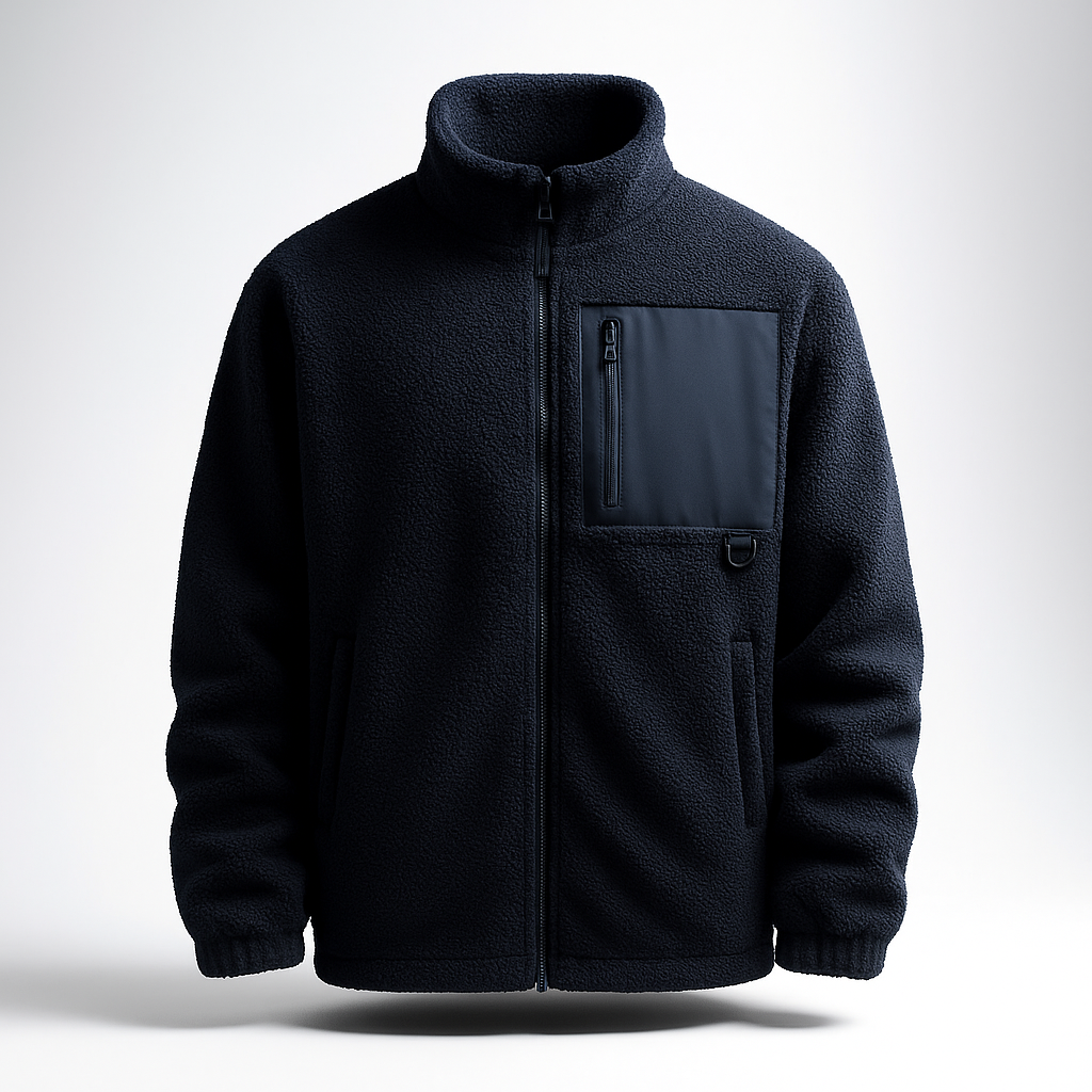 Clément – Veste polaire zippée d’hiver homme