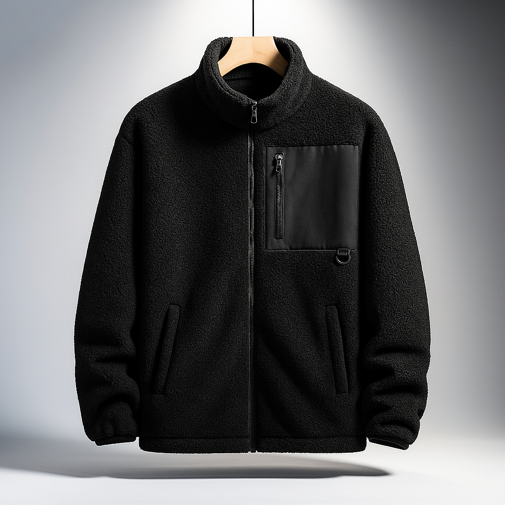 Clément – Veste polaire zippée d’hiver homme
