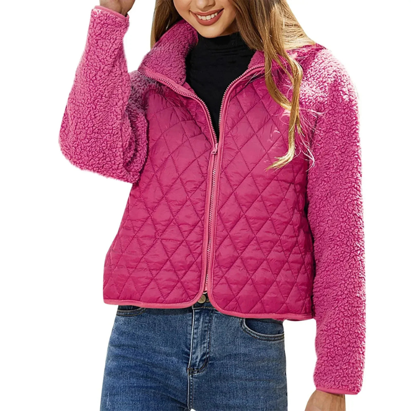 Léna – Veste femme hiver courte matelassée