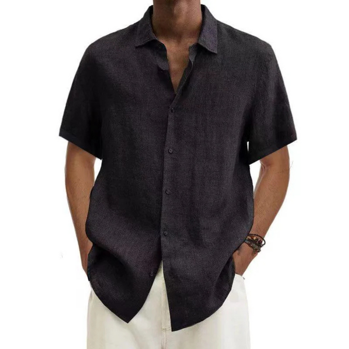 Nicolas – Chemise à manches courtes à la coupe décontractée homme