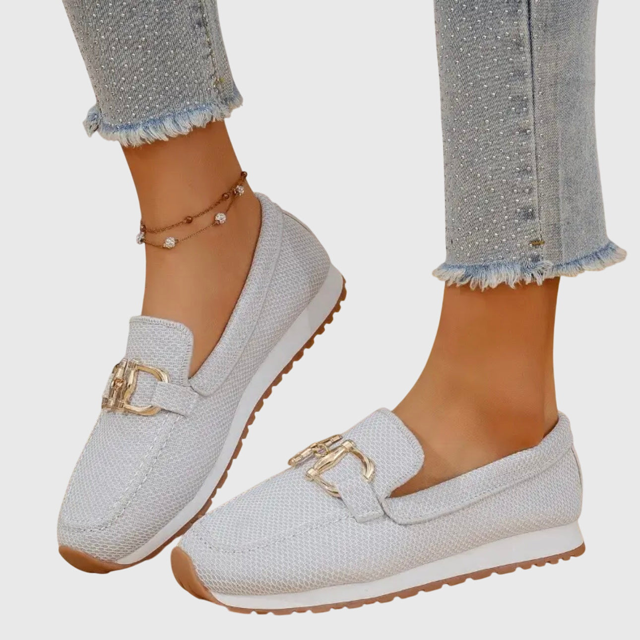 Louna – Mocassins avec détail chaîne femme