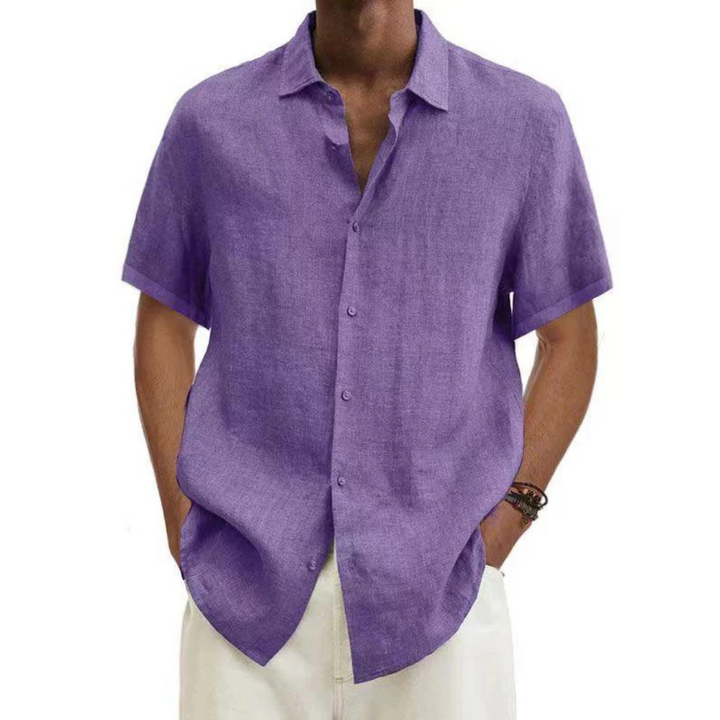 Nicolas – Chemise à manches courtes à la coupe décontractée homme
