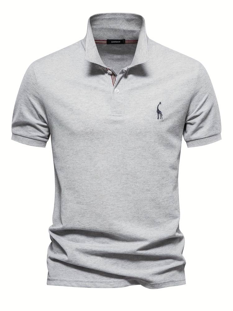 Polo homme élégant uni – coupe polyvalente et confort au quotidien
