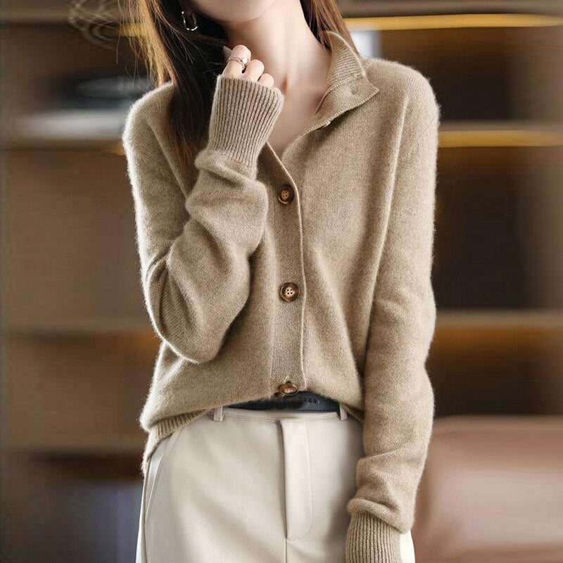 Margaux – Gilet femme boutonné