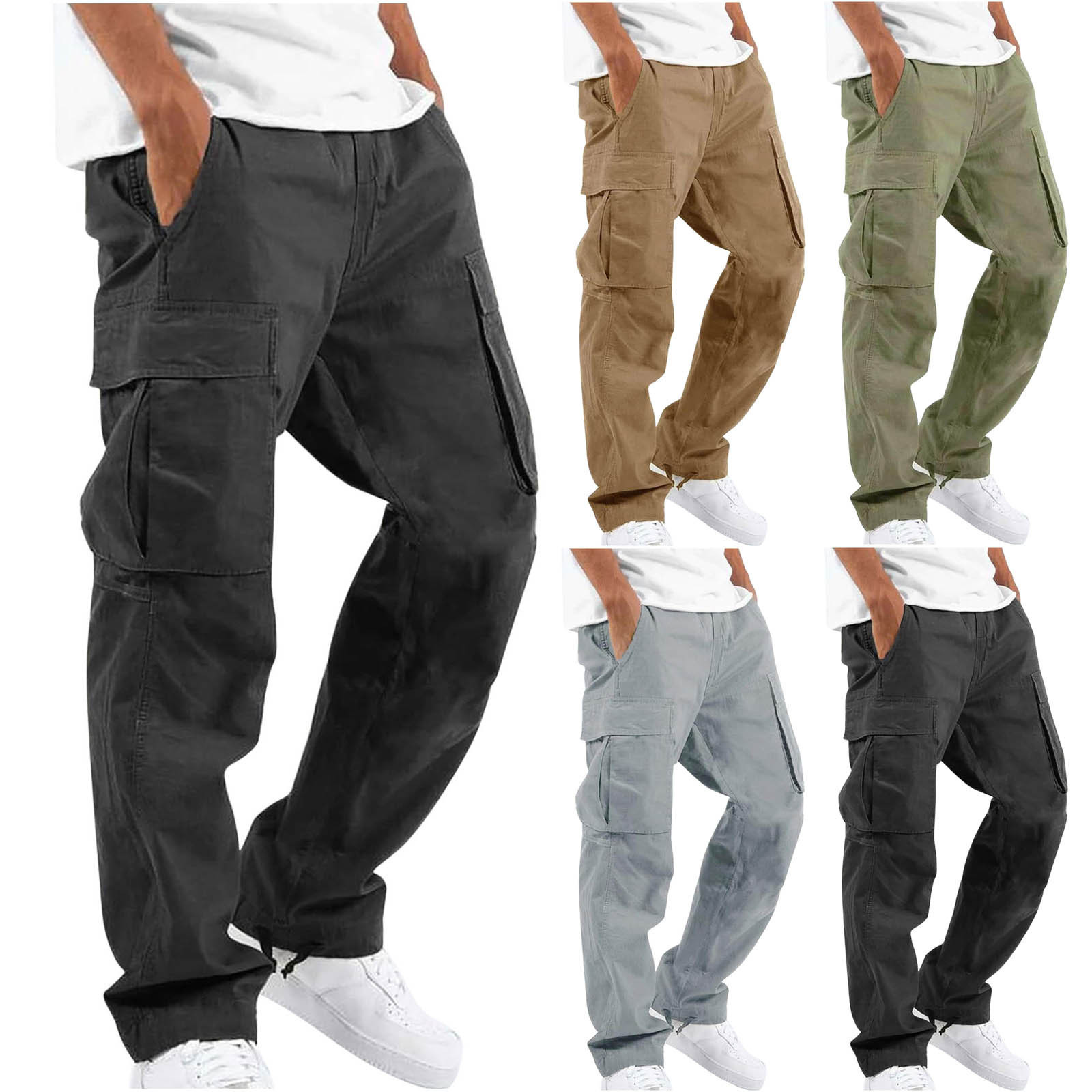 Pantalon cargo homme – confort décontracté et style affirmé pour la mi-saison