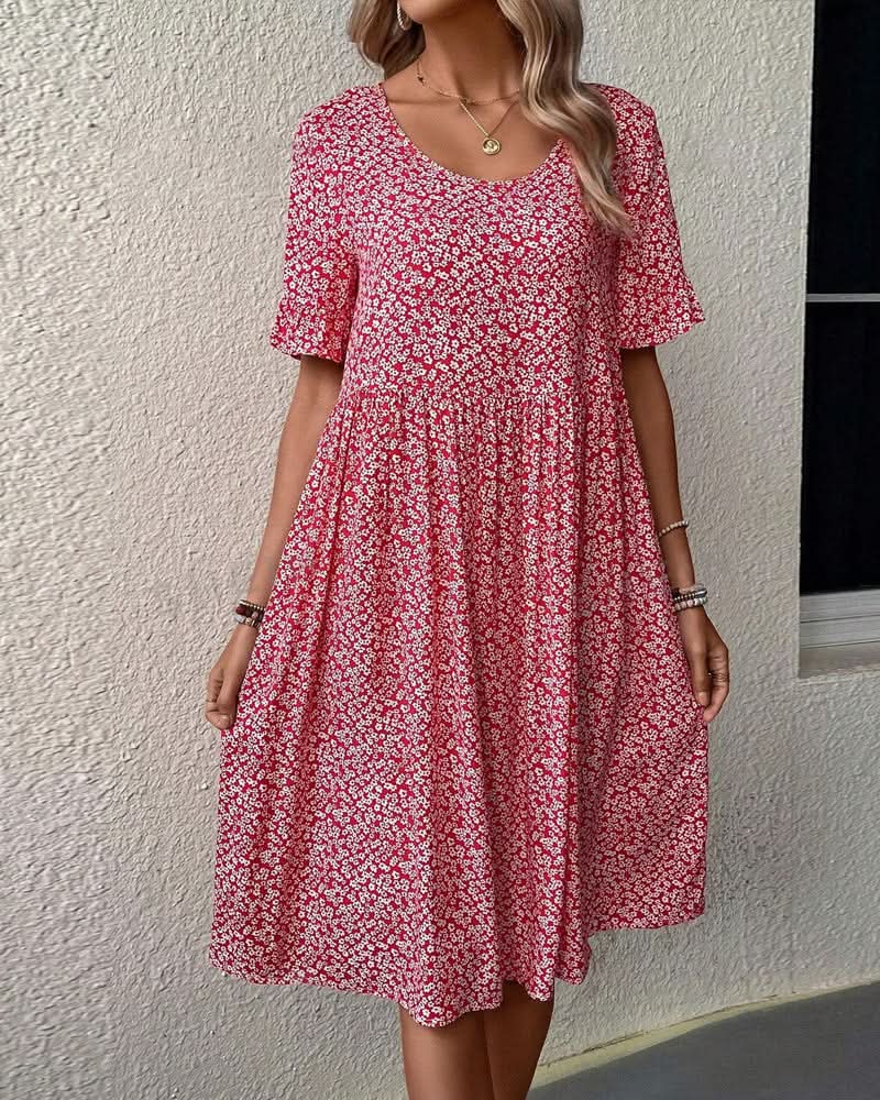 Romane – Robe midi d'été décontractée femme