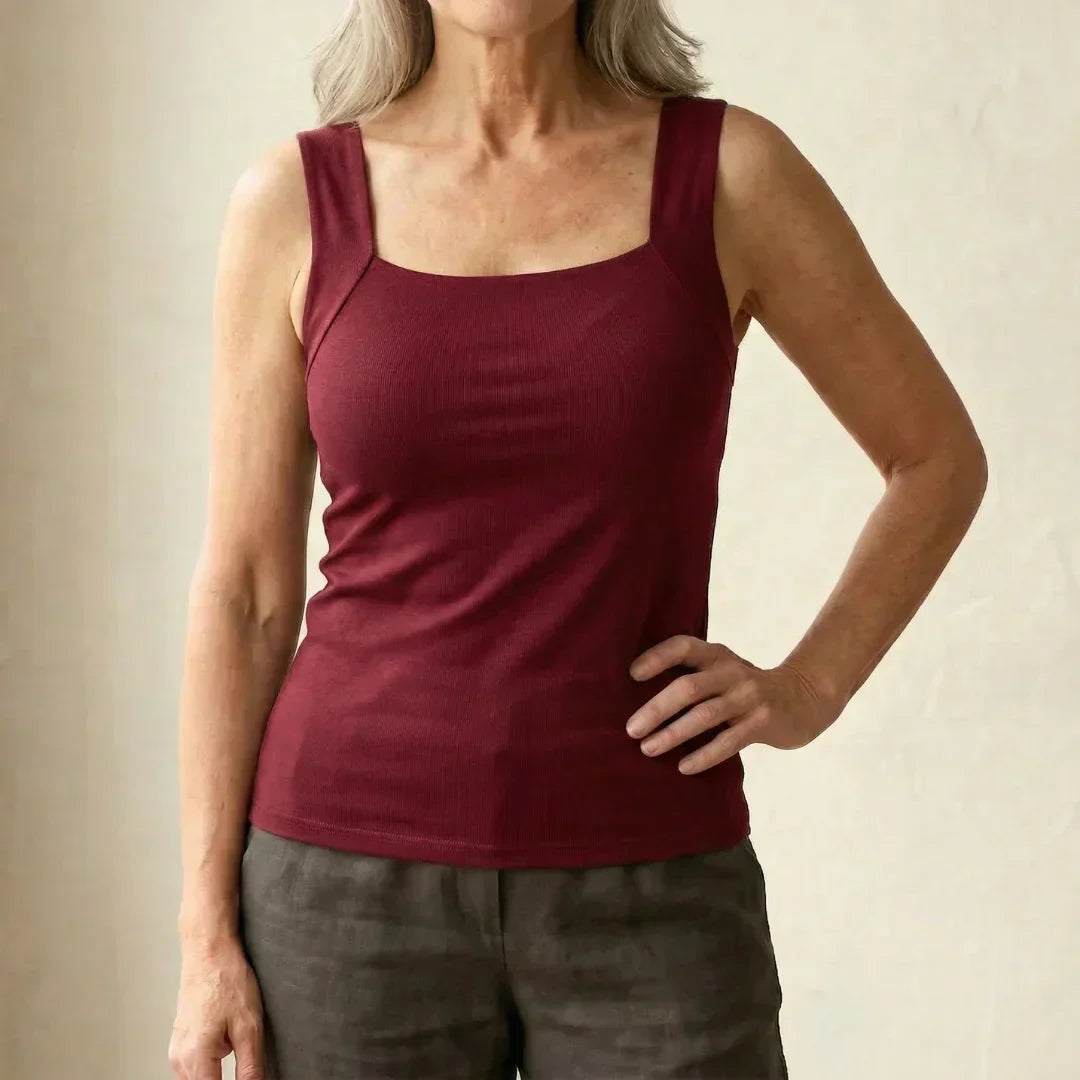 Fabienne – Débardeur à soutien-gorge intégré femme