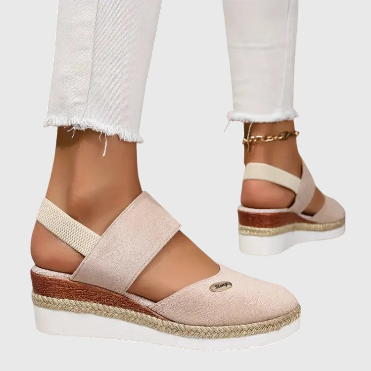 Apolline – Sandales à talon compensé femme