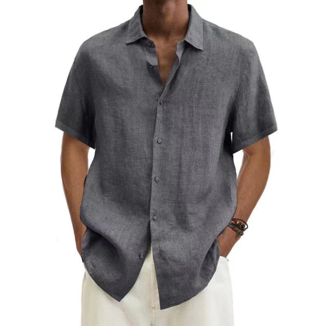 Nicolas – Chemise à manches courtes à la coupe décontractée homme