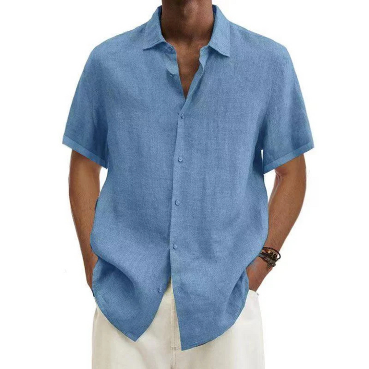 Nicolas – Chemise à manches courtes à la coupe décontractée homme