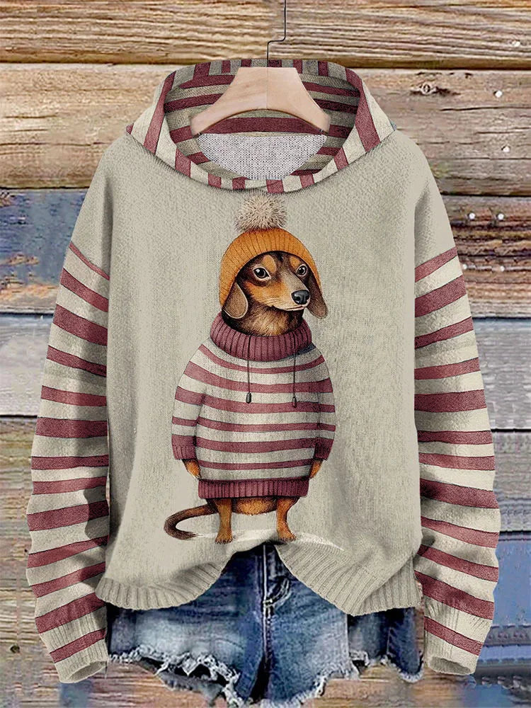 Camille – Sweat à capuche femme imprimé