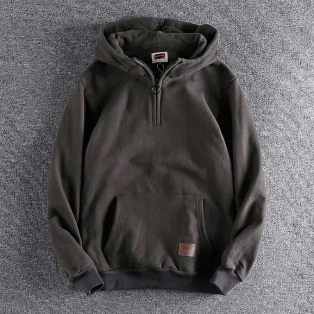Nicolas - Sweat à capuche zippé homme