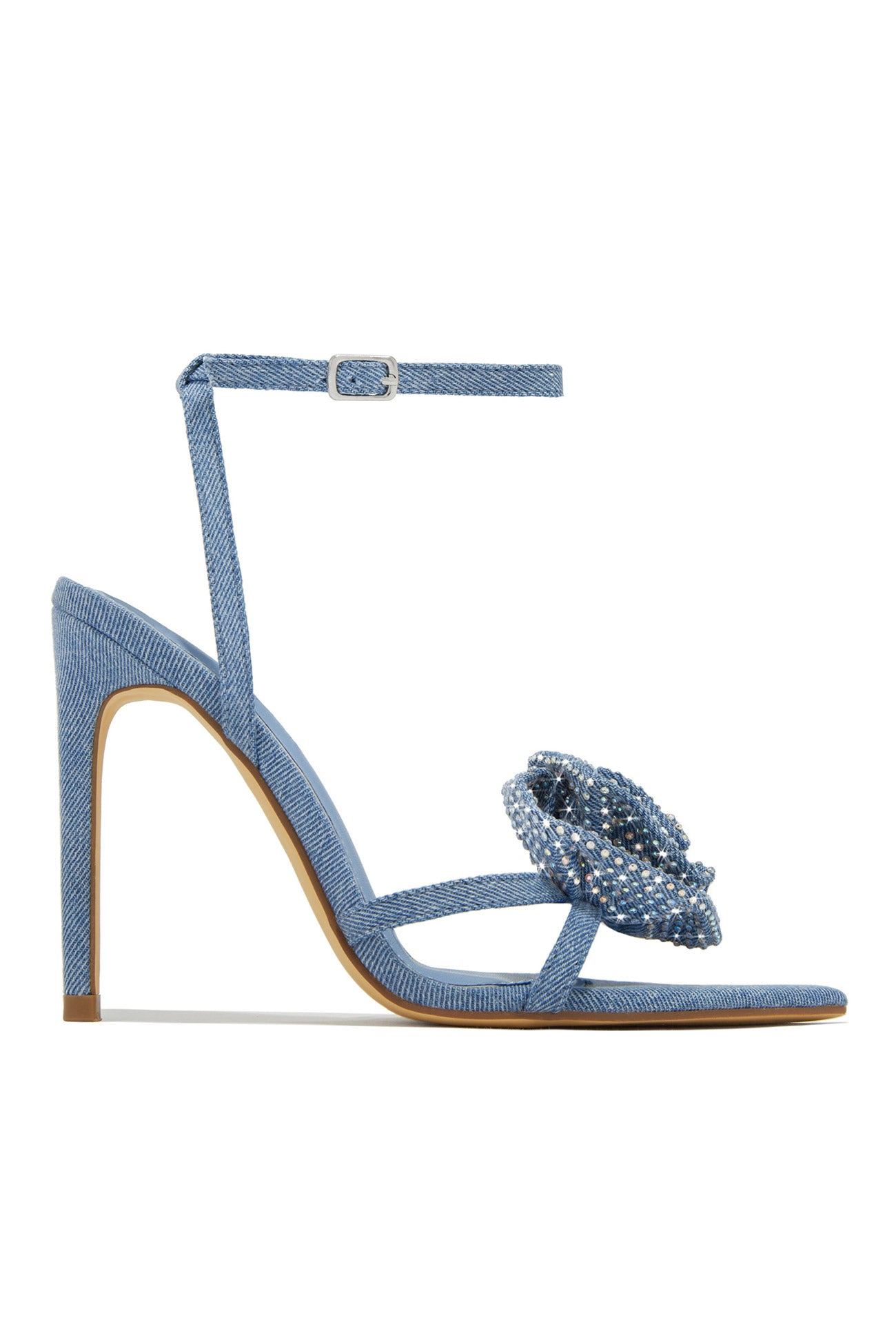Édith – Escarpins à Talons Hauts avec Fleurs 3D et Strass