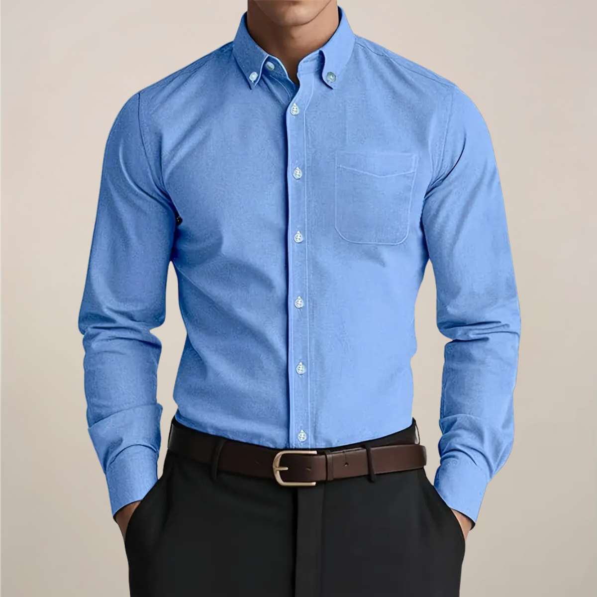 Hugo – Chemise casual à manches longues homme