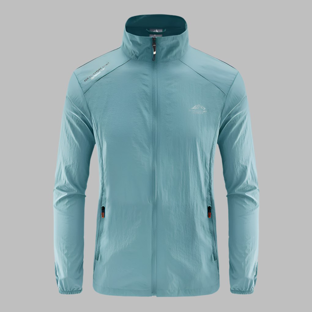 Veste coupe-vent pour homme automne légère en polyester respirant avec coupe classique CallOff