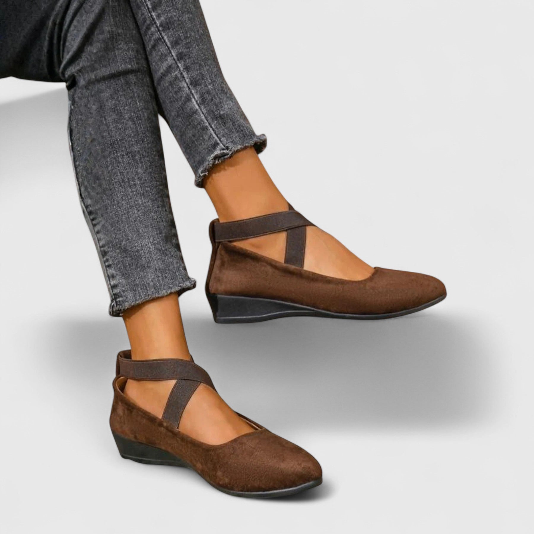 Élina – Ballerines compensées femme