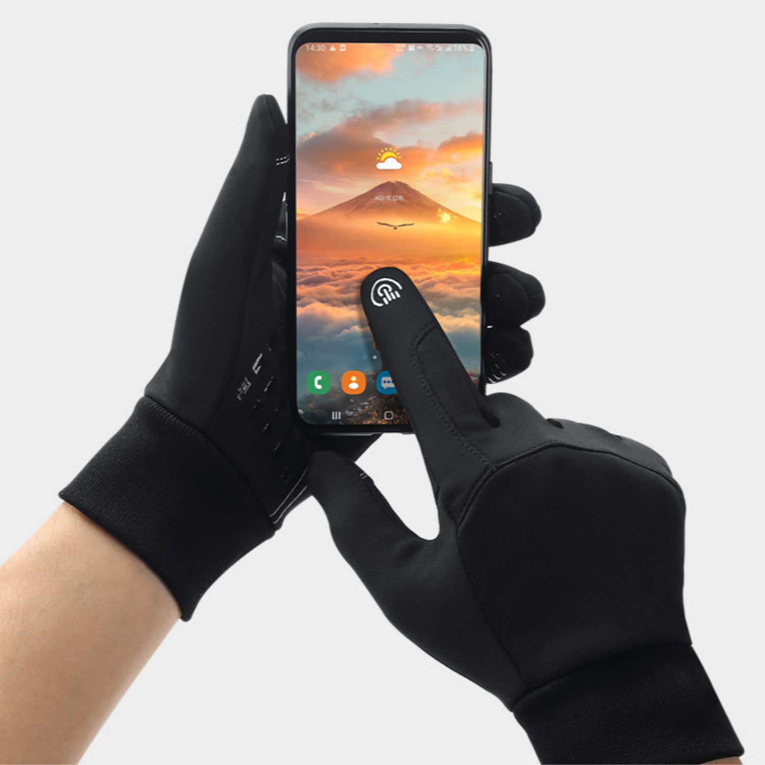 Lucas – Gants d’hiver thermiques tactiles homme
