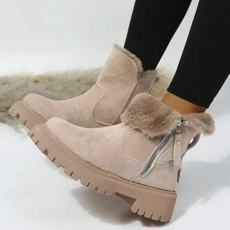 Manon – Bottes d’hiver zippées femme