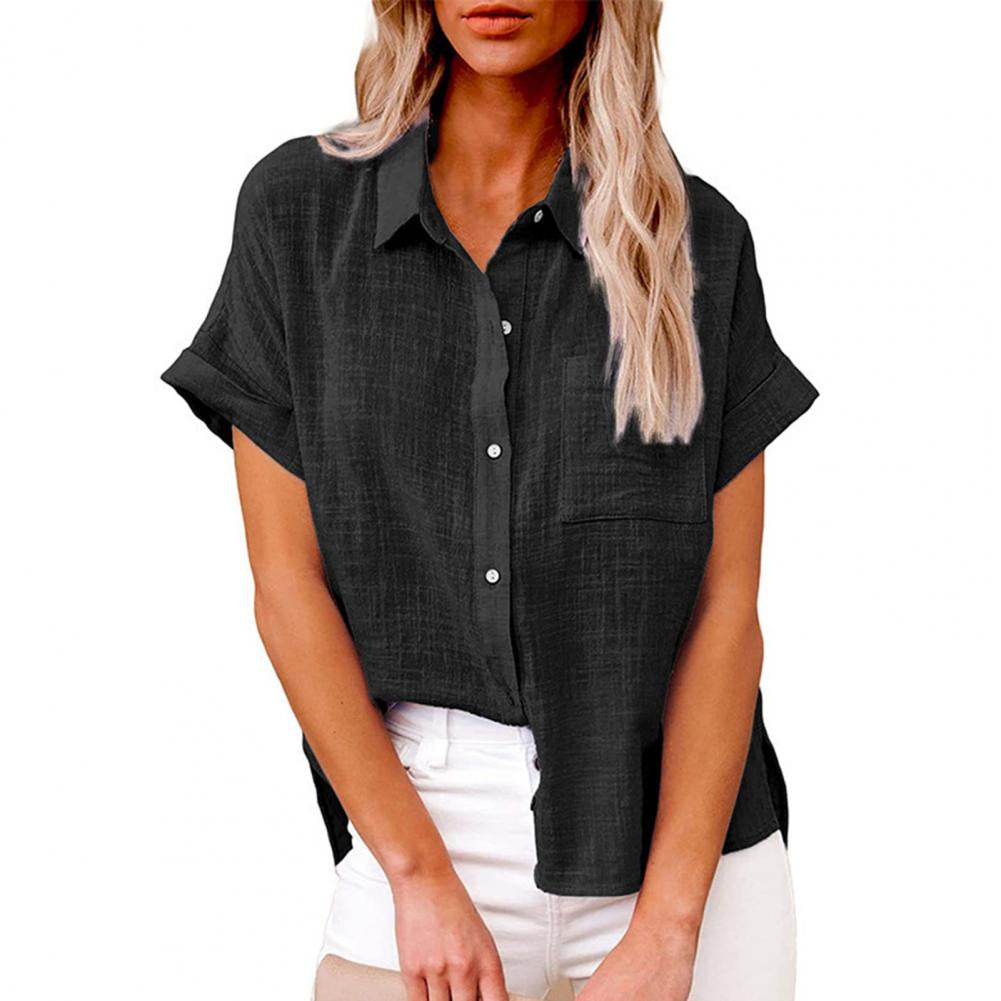 Blouse d’été en lin à coupe décontractée – légèreté, élégance et confort naturel