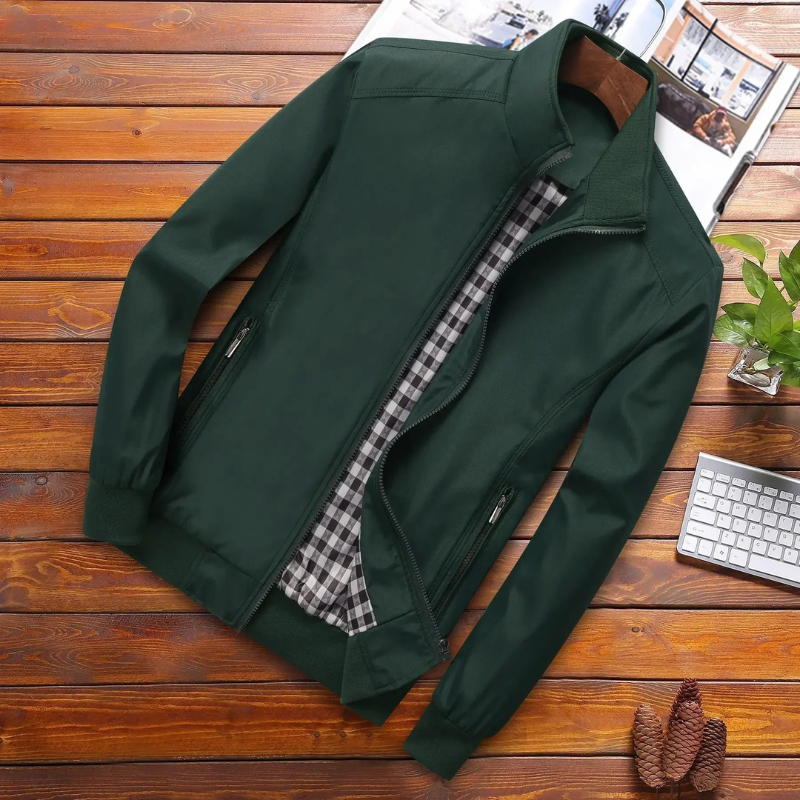 Séverin – Veste coupe-vent homme automne col montant