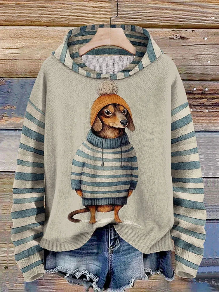 Camille – Sweat à capuche femme imprimé