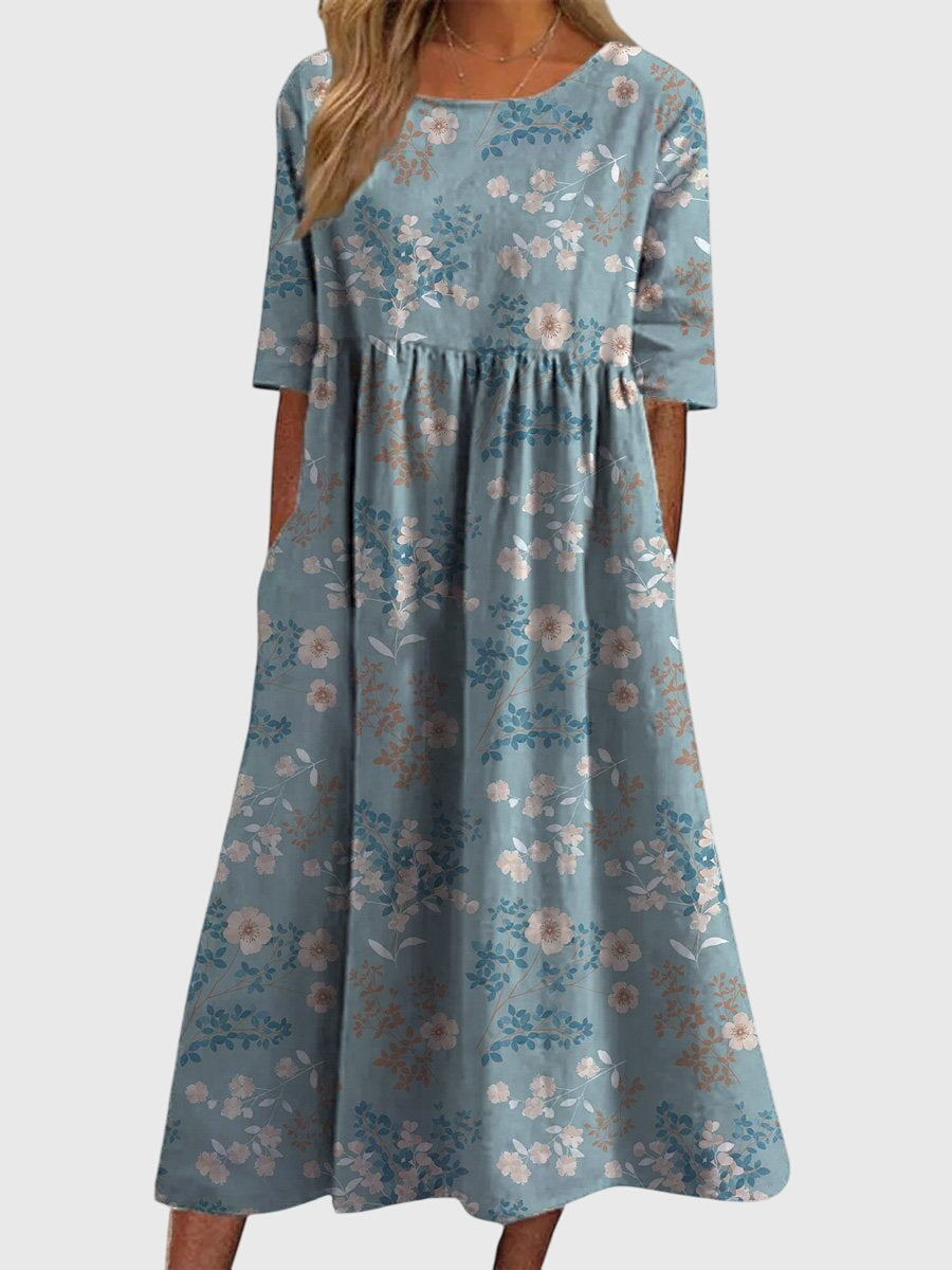 Garance – Robe midi d'été femme