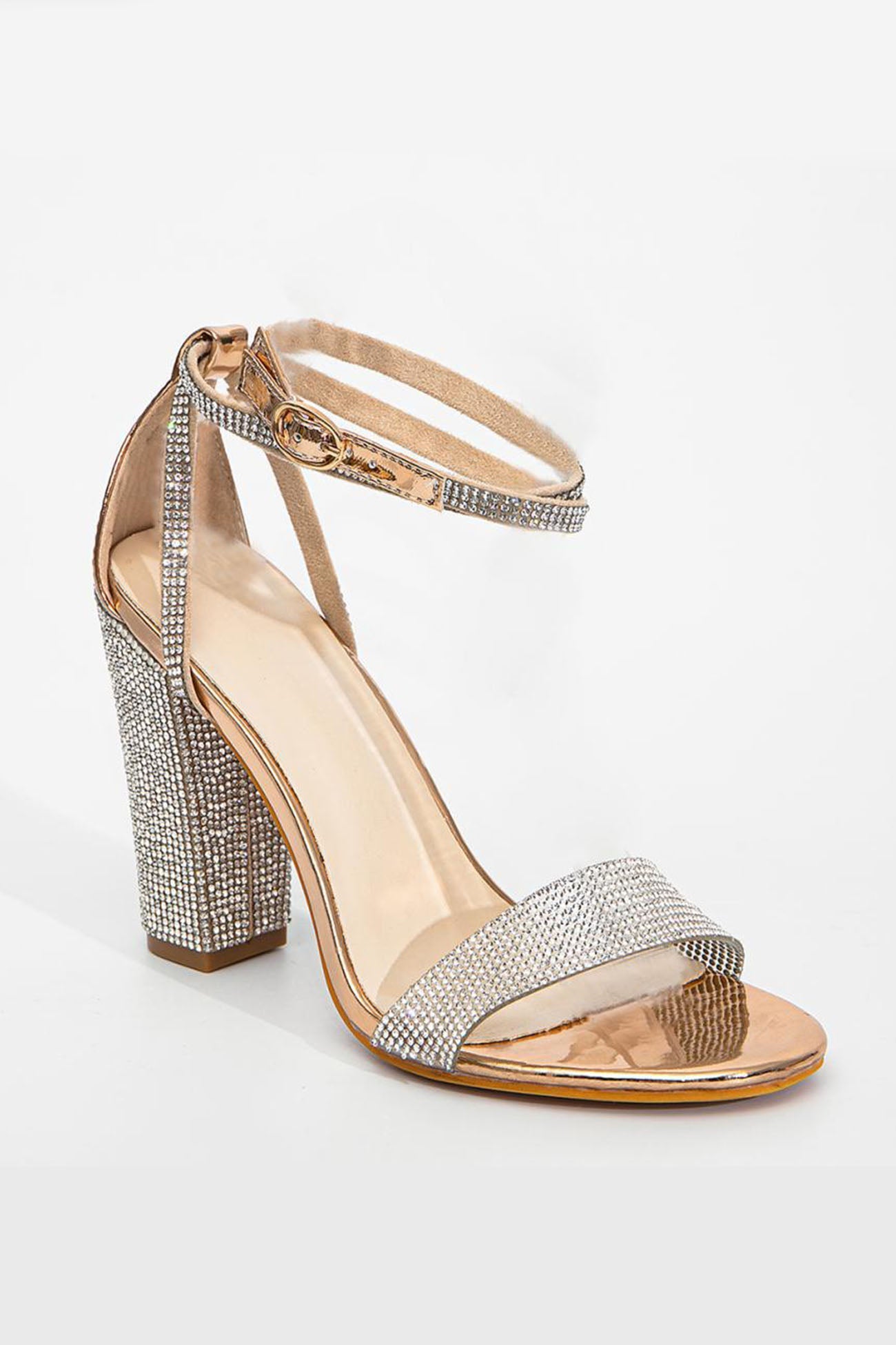 Iris – Sandales à Talons Hauts avec Brides Strassées