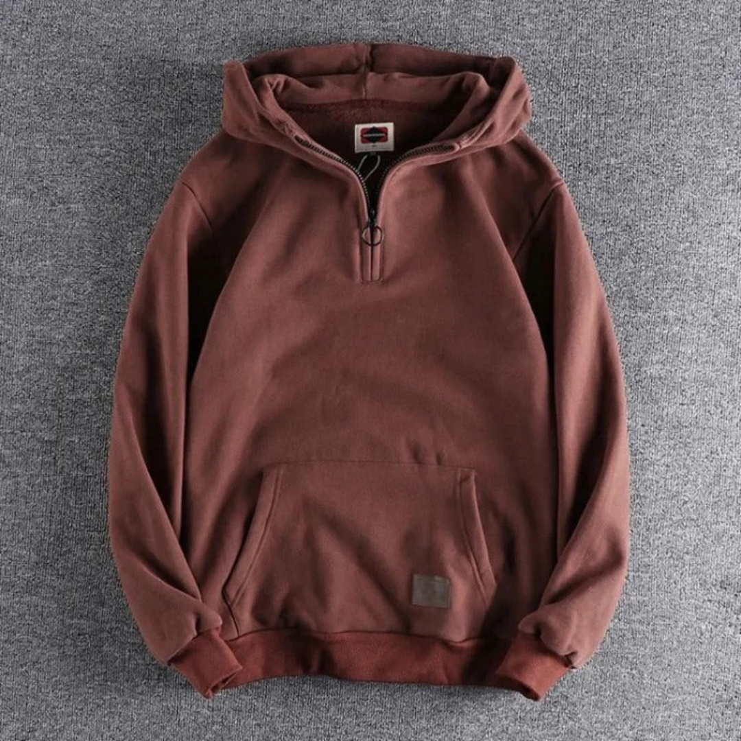 Nicolas - Sweat à capuche zippé homme